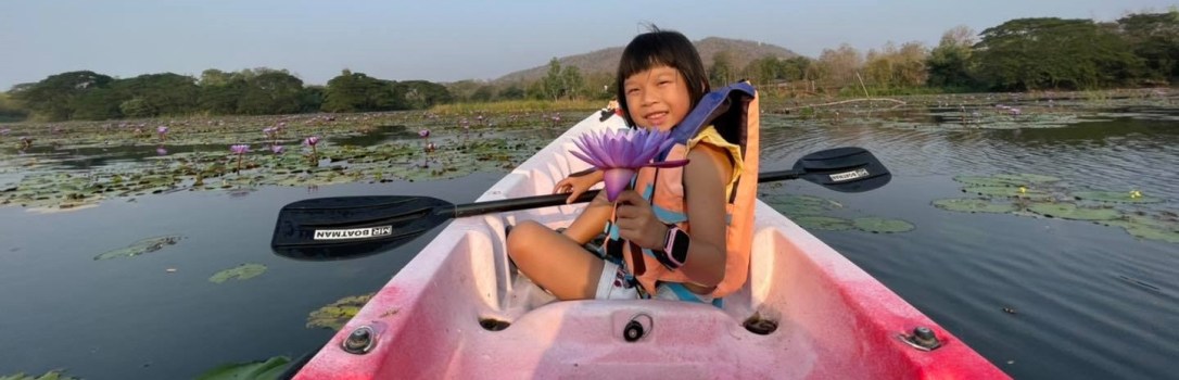 ◾️ พายเรือเก็บบัว @ลำน้ำจาง