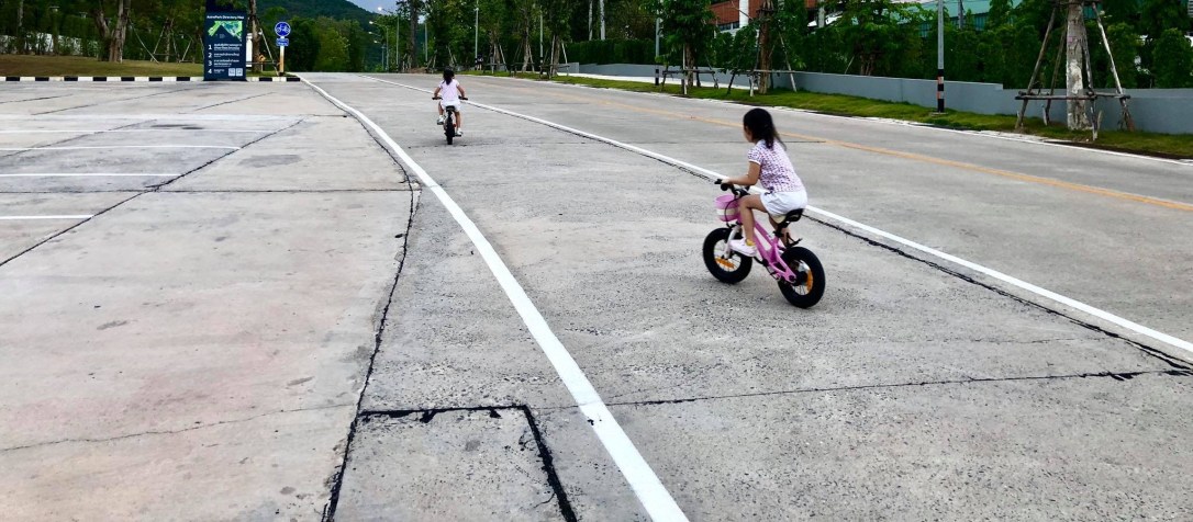 ◾️ พาลูกปั่นจักรยาน ที่ อุทยานดาราศาสตร์สิรินธร