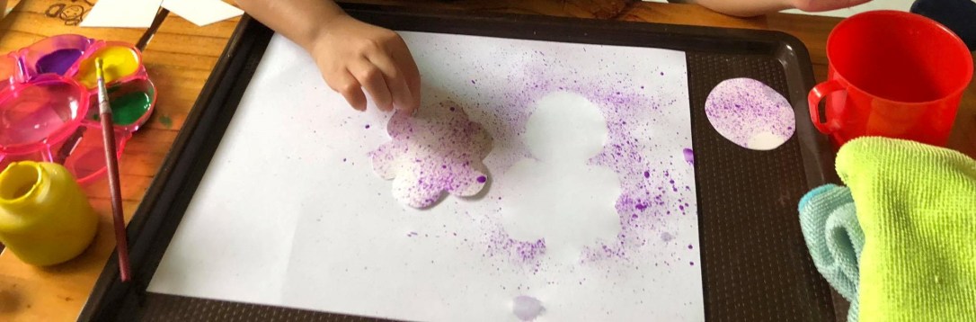 ✦ Toothbrush Painting