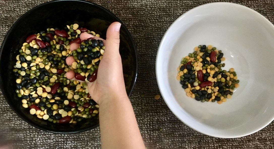 ✦ แยกถั่ว